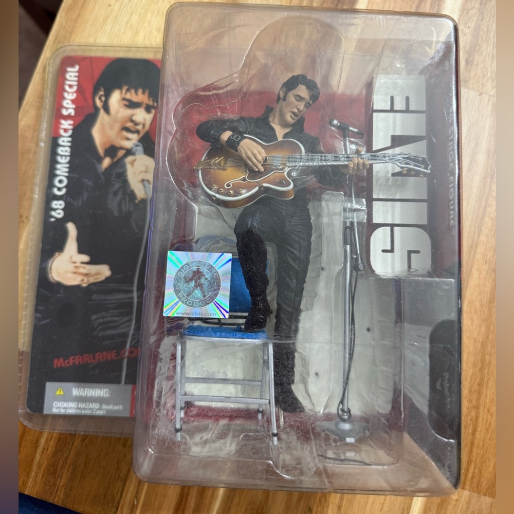 Unopened Elvis '68 Comeback Special Collector’s Action Figure